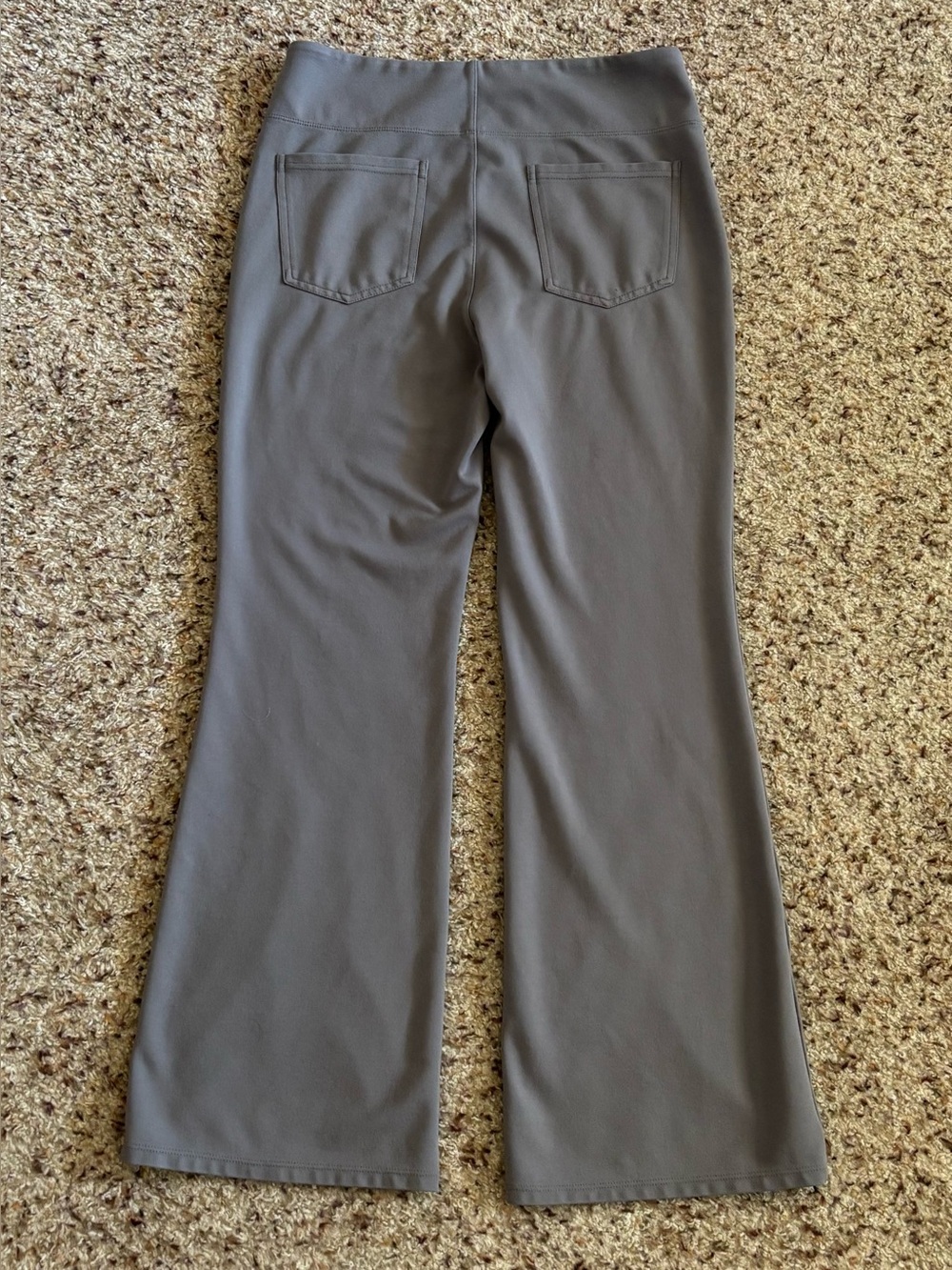 Halara Flex High Waisted Back Side Pocket Slight Flare Work Pants - Picture 5 of 7